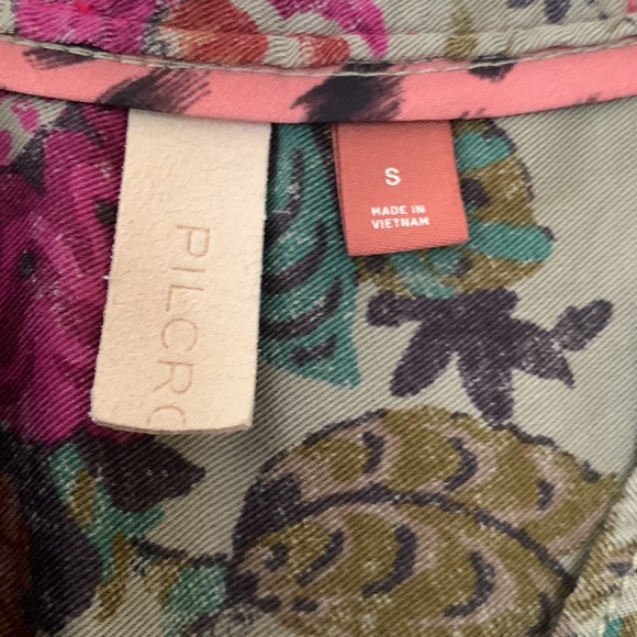 Pilcro Anthropologie | Printed Button Down Tunic Shirt NWT SMALL - Picture 6 of 8